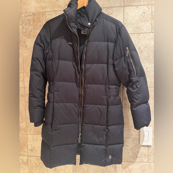 Columbia Black Midlength Down Jacket - Picture 4 of 8